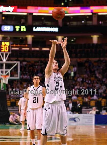 Thumbnail 2 in Lawrence vs St. John's Prep (MIAA Division 1 North Final) photogallery.