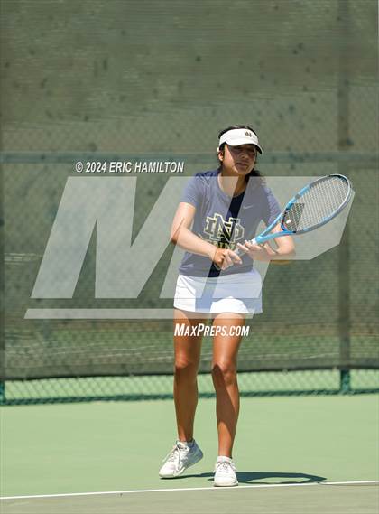 Thumbnail 2 in Notre Dame (SO) @ Brentwood School (Scrimmage) photogallery.
