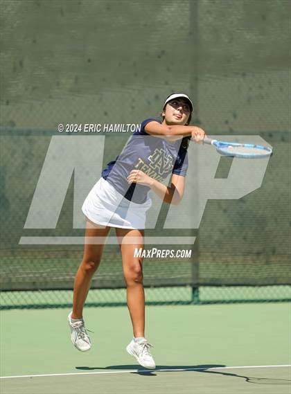 Thumbnail 2 in Notre Dame (SO) @ Brentwood School (Scrimmage) photogallery.