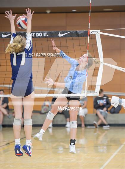Thumbnail 1 in Bishop McLaughlin Catholic vs Hagerty (Nike Tournament of Champions)  photogallery.