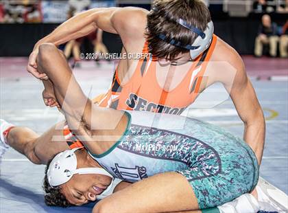 Thumbnail 3 in NYSPHSAA D2 Day 1 (to 145lbs) photogallery.