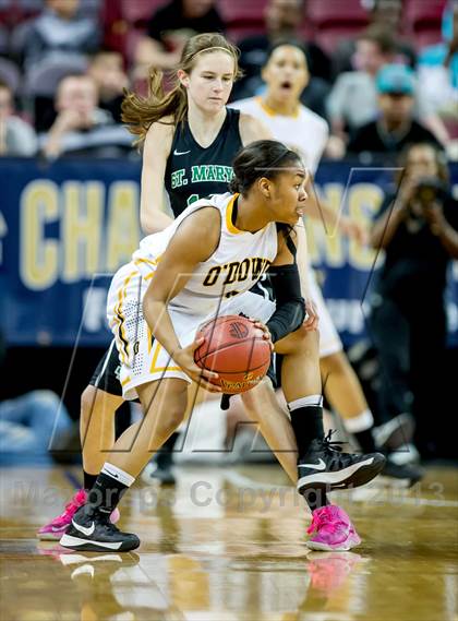 Thumbnail 3 in St. Mary's vs. Bishop O'Dowd (CIF NorCal Regional Open Division Final) photogallery.