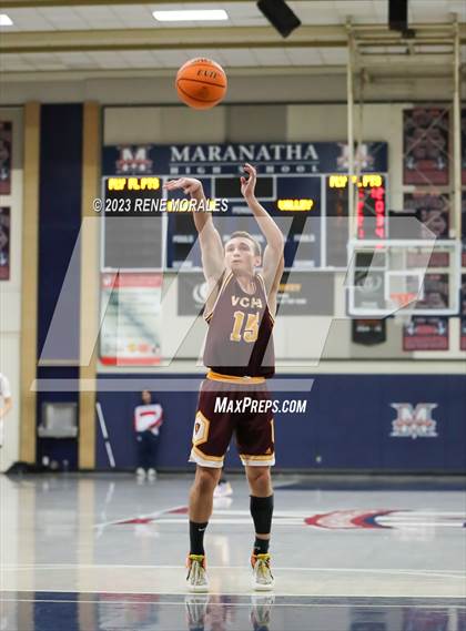 Thumbnail 2 in Valley Christian vs Maranatha photogallery.