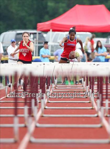 Thumbnail 1 in NYSPHSAA Track & Field Championships (B&G 100, 200, 1500, 1600, Hurdles) photogallery.