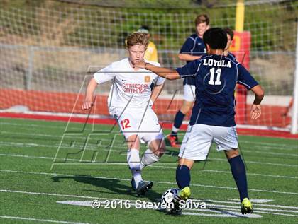 Thumbnail 3 in Cathedral Catholic vs. Loyola (CIF SoCal Regional D1 Final) photogallery.