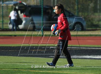 Thumbnail 2 in Santa Ana Valley vs Rancho Alamitos  (Westminster Girls Soccer Tournament) photogallery.