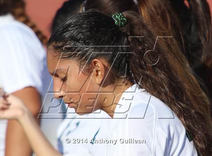 Thumbnail 3 in Santa Ana Valley vs Rancho Alamitos  (Westminster Girls Soccer Tournament) photogallery.