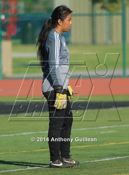 Thumbnail 3 in Santa Ana Valley vs Rancho Alamitos  (Westminster Girls Soccer Tournament) photogallery.