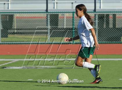 Thumbnail 2 in Santa Ana Valley vs Rancho Alamitos  (Westminster Girls Soccer Tournament) photogallery.