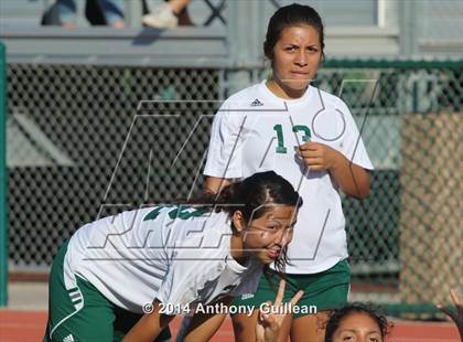 Thumbnail 1 in Santa Ana Valley vs Rancho Alamitos  (Westminster Girls Soccer Tournament) photogallery.