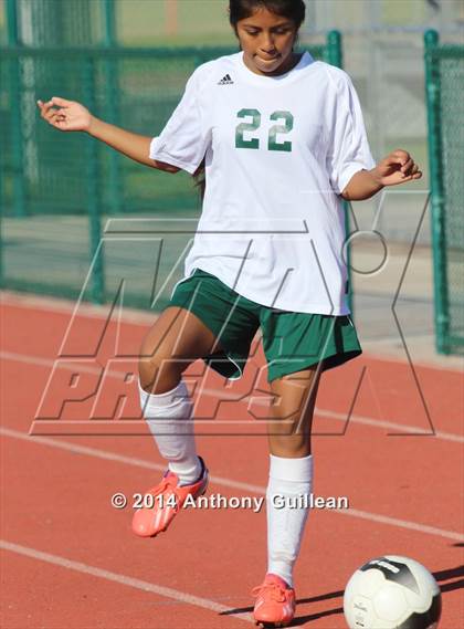 Thumbnail 1 in Santa Ana Valley vs Rancho Alamitos  (Westminster Girls Soccer Tournament) photogallery.