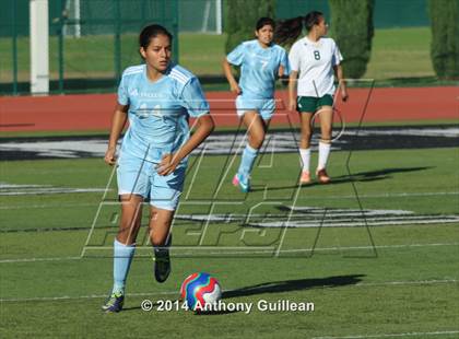 Thumbnail 1 in Santa Ana Valley vs Rancho Alamitos  (Westminster Girls Soccer Tournament) photogallery.