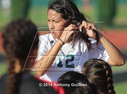 Thumbnail 2 in Santa Ana Valley vs Rancho Alamitos  (Westminster Girls Soccer Tournament) photogallery.