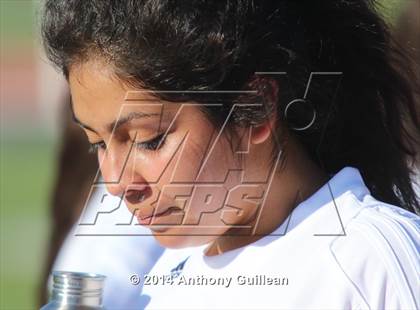 Thumbnail 3 in Santa Ana Valley vs Rancho Alamitos  (Westminster Girls Soccer Tournament) photogallery.
