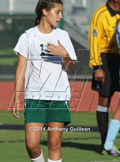 Thumbnail 2 in Santa Ana Valley vs Rancho Alamitos  (Westminster Girls Soccer Tournament) photogallery.
