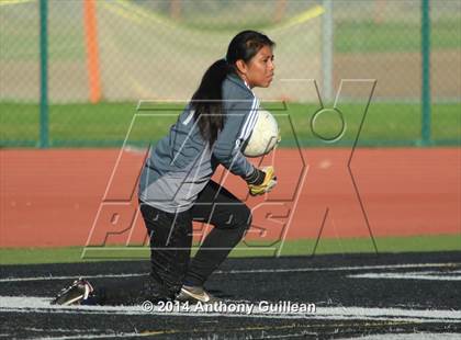Thumbnail 3 in Santa Ana Valley vs Rancho Alamitos  (Westminster Girls Soccer Tournament) photogallery.