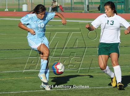 Thumbnail 3 in Santa Ana Valley vs Rancho Alamitos  (Westminster Girls Soccer Tournament) photogallery.