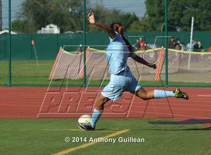 Thumbnail 2 in Santa Ana Valley vs Rancho Alamitos  (Westminster Girls Soccer Tournament) photogallery.