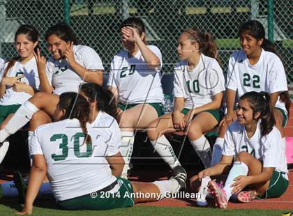Thumbnail 3 in Santa Ana Valley vs Rancho Alamitos  (Westminster Girls Soccer Tournament) photogallery.