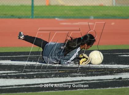 Thumbnail 2 in Santa Ana Valley vs Rancho Alamitos  (Westminster Girls Soccer Tournament) photogallery.