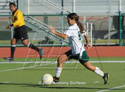 Thumbnail 3 in Santa Ana Valley vs Rancho Alamitos  (Westminster Girls Soccer Tournament) photogallery.