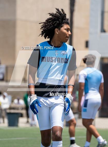Thumbnail 2 in Holtville vs Otay Ranch (SDSU 7 on 7 Tournament) photogallery.