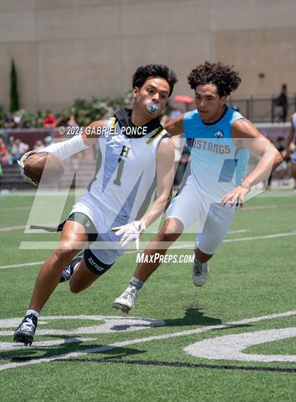 Thumbnail 1 in Holtville vs Otay Ranch (SDSU 7 on 7 Tournament) photogallery.