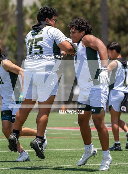 Thumbnail 2 in Holtville vs Otay Ranch (SDSU 7 on 7 Tournament) photogallery.