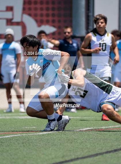 Thumbnail 2 in Holtville vs Otay Ranch (SDSU 7 on 7 Tournament) photogallery.