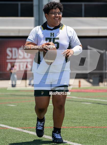 Thumbnail 3 in Holtville vs Otay Ranch (SDSU 7 on 7 Tournament) photogallery.