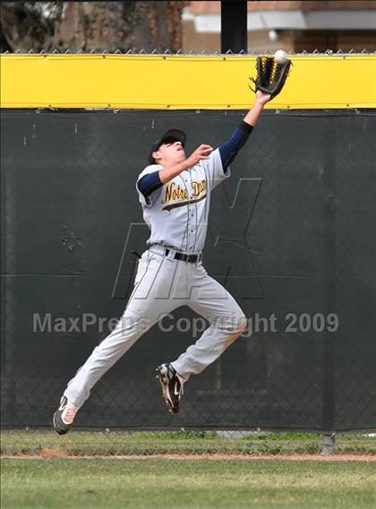 Thumbnail 1 in Notre Dame vs. Palm Beach Central (Anderson Bat National Classic) photogallery.
