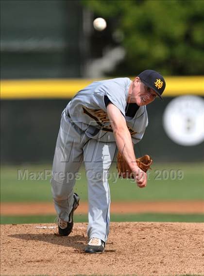 Thumbnail 1 in Notre Dame vs. Palm Beach Central (Anderson Bat National Classic) photogallery.