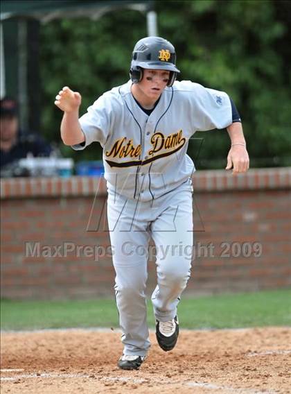 Thumbnail 1 in Notre Dame vs. Palm Beach Central (Anderson Bat National Classic) photogallery.