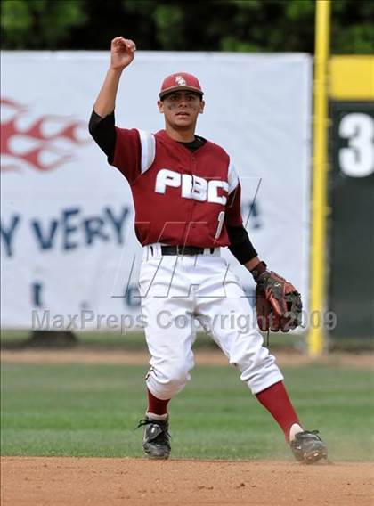 Thumbnail 1 in Notre Dame vs. Palm Beach Central (Anderson Bat National Classic) photogallery.