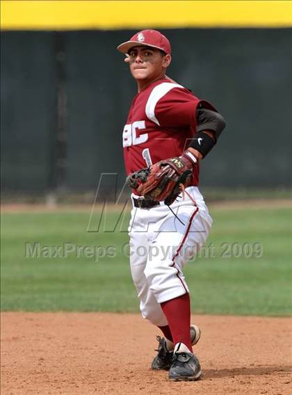 Thumbnail 2 in Notre Dame vs. Palm Beach Central (Anderson Bat National Classic) photogallery.