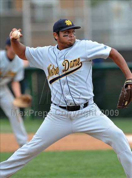 Thumbnail 3 in Notre Dame vs. Palm Beach Central (Anderson Bat National Classic) photogallery.