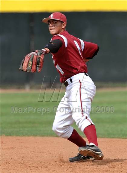 Thumbnail 1 in Notre Dame vs. Palm Beach Central (Anderson Bat National Classic) photogallery.