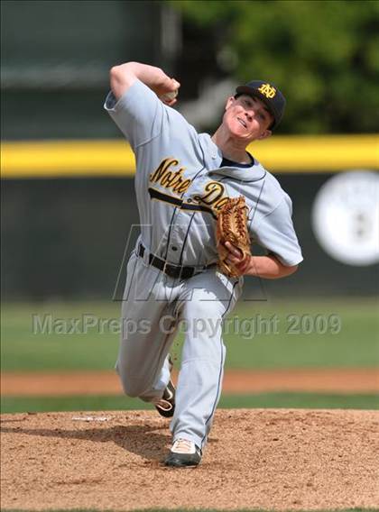 Thumbnail 3 in Notre Dame vs. Palm Beach Central (Anderson Bat National Classic) photogallery.