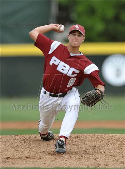 Thumbnail 1 in Notre Dame vs. Palm Beach Central (Anderson Bat National Classic) photogallery.