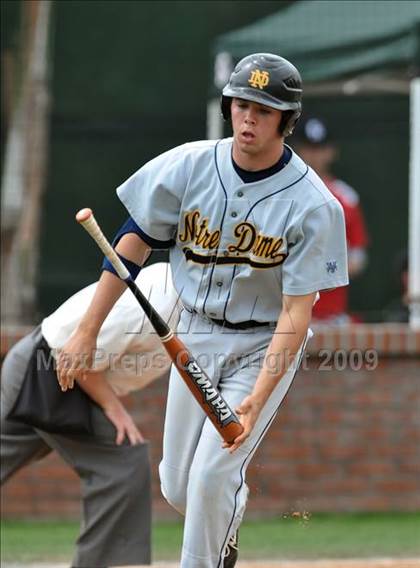 Thumbnail 2 in Notre Dame vs. Palm Beach Central (Anderson Bat National Classic) photogallery.