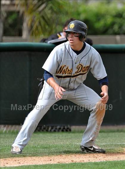 Thumbnail 2 in Notre Dame vs. Palm Beach Central (Anderson Bat National Classic) photogallery.