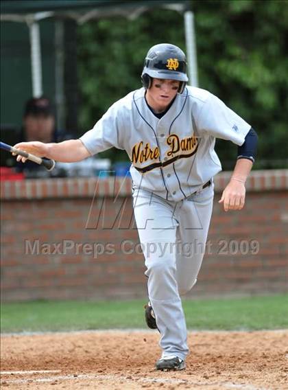 Thumbnail 3 in Notre Dame vs. Palm Beach Central (Anderson Bat National Classic) photogallery.