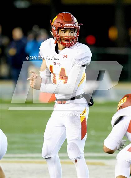 Thumbnail 1 in Cathedral Catholic vs. St. Mary's (CIF State Division 1AA Final) photogallery.