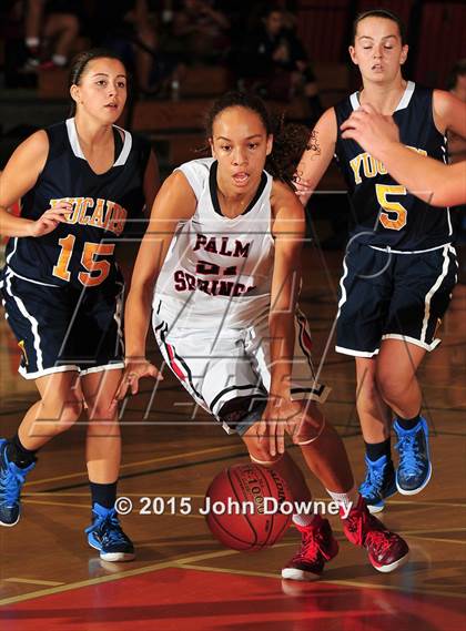 Thumbnail 1 in Palm Springs vs. Yucaipa (Lady Bears Holiday Classic) photogallery.