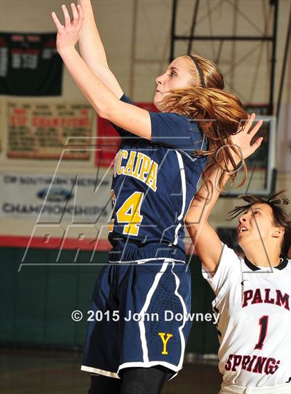 Thumbnail 2 in Palm Springs vs. Yucaipa (Lady Bears Holiday Classic) photogallery.