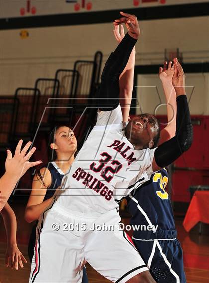 Thumbnail 1 in Palm Springs vs. Yucaipa (Lady Bears Holiday Classic) photogallery.