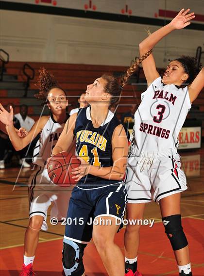 Thumbnail 2 in Palm Springs vs. Yucaipa (Lady Bears Holiday Classic) photogallery.