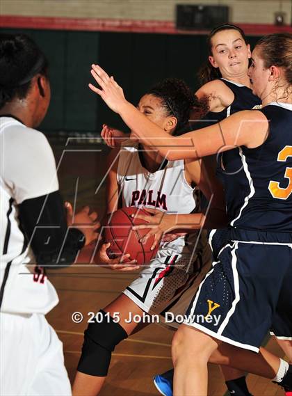 Thumbnail 2 in Palm Springs vs. Yucaipa (Lady Bears Holiday Classic) photogallery.