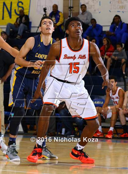 Thumbnail 1 in Beverly Hills vs. Campbell Hall (MLK Day Showdown) photogallery.