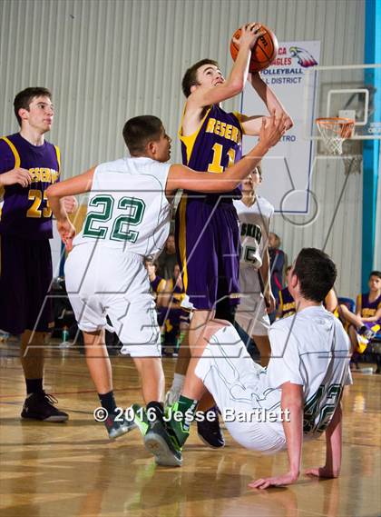 Thumbnail 2 in Reserve vs. Hope Christian (Evangel Eagle Classic) photogallery.